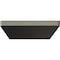 Ekena Millwork 3"W x 12"D Logan Hidden Support Steel Bracket w/ 8" Support Depth, Stainless Steel BKTM03X12LOSS - alternate 5